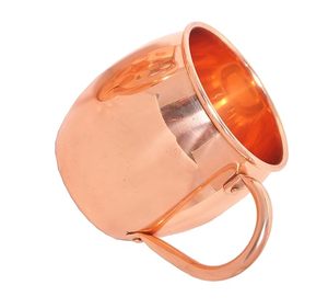 Exclusive Copper Moscow Mule Mugs Built For Stylish Cocktail Presentation Perfect For Kitchen Bar And Dining Service - Product Image 3