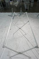Table pliante moderne en aluminium, légère, résistante aux intempéries, pour jardin et terrasse, norme européenne, anti-corrosion, portable, pour loisirs en plein air
