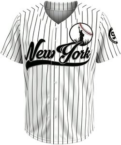 Camisetas de Béisbol New York 99 para Hombre, Estilo Hip Hop con Botones, para Fiestas y Navidad - Product Image 3