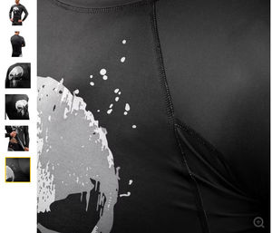 Camiseta Rash Guard para Hombre, Protección Solar UPF 50+, Manga Larga, Poliéster, Secado Rápido, para Pesca, Deportes, Running - Product Image 1