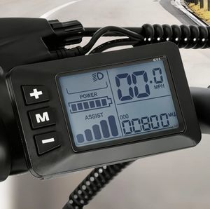 Pneus neige 20*4 pouces, batterie lithium 48V 10ah, cadre en acier carbone, vélo électrique pliable - Product Image 6