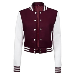 Varsity Jacket Women Casual Highschool Bomber Style Womens Baseball Jacket Trendy Stylish Everyday Outerwear - Product Image 4