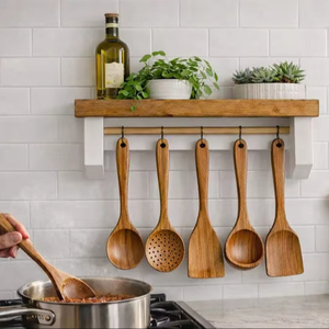 Utensilios para Ensaladas Ecológicos Aptos para Lavavajillas, Ideales para Uso en la Cocina del Hogar, Artículo en Oferta - Product Image 1