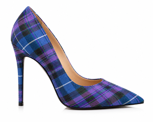 Tacones Altos Escoceses con Estampado Tartán para Mujer, Personalizados, para Bodas y Fiestas, Fabricante OEM - Product Image 5