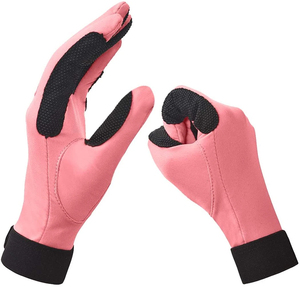 Gants d'équitation d'hiver imperméables et résistants à la chaleur en cuir, vêtements de sport avec protection antidérapante et anti-UV, compatibles avec les écrans tactiles - Product Image 2