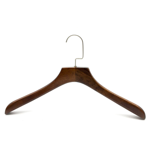 Perchas de Madera para Hombre de Buena Calidad con Logotipo Personalizado para Tiendas de Ropa, Perchas para Abrigos y Ropa - Product Image 2