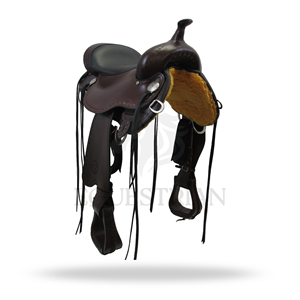 Western Trail Saddle Horse Riding Saddle Equestrian <b>Equipment</b> - Product Image 4