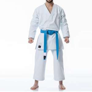 Uniforme de Karate Duradero y Ajustado, Spandex/Poliéster 200gsm/150gsm, Transpirable, de Secado Rápido, Antiencogimiento, Conjunto de 2 Piezas, Alto Impacto - Product Image 1