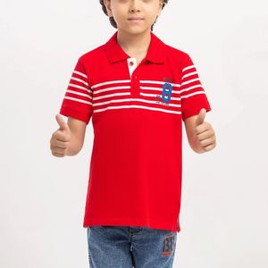 Chemises polo personnalisées pour enfants, garçons, manches courtes, panneaux contrastés, décontractées, sport, uniforme scolaire - Product Image 5