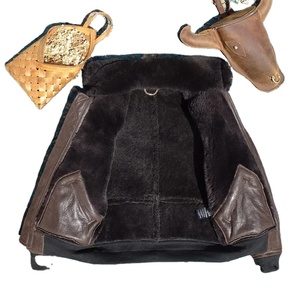 แจ็คเก็ตหนังวัวแท้ลายผ้าแคนวาสปี 2024 สกรีนโลโก้ได้ตามต้องการ ทรงเข้ารูป แขนยาว แฟชั่นฤดูหนาวสำหรับผู้ชาย รับผลิตแบบ OEM - Product Image 4