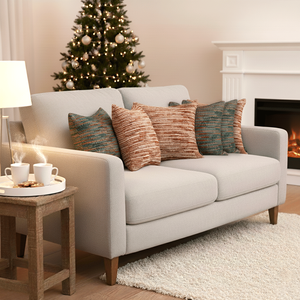 SOGA 6-Piece Rust-Toned Woven <b>Pillow</b> Cover and Textured Woven Pillowcases 3x 45cm for Living Room <b>Sofas</b> - Product Image 6