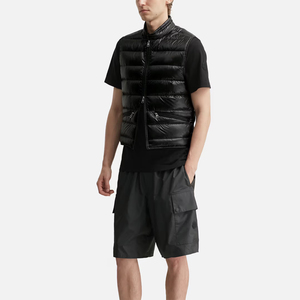 New Arrival Puffer Vest For Men's Zipper Up Warm Padded <b>Quilted</b> Stand Collar 400 Gsm Waistcoat Sleeveless Puffer Vest - Product Image 5