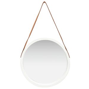 16.7 \ "specchio da parete bianco con cinturino - Product Image 2