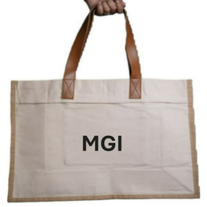 Women's Eco-Friendly Fashionable Grocery <b>Canvas</b> Tote Bag New Style Custom Printed Logo 100% Cotton Recycled Pocket Tote Letter - Product Image 5