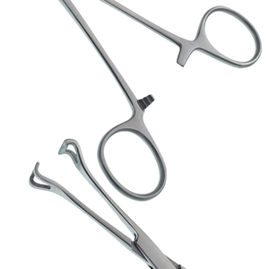 Babcock Forceps 16 cm Jaws <b>9</b> mm Wide Stainless Steel Surgical Tissue Grasping Forceps Atraumatic Medical Instrument - Product Image 6