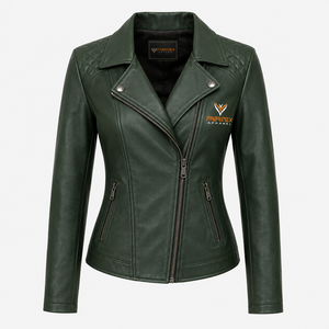 Chaquetas de Cuero para Mujer, Cuello Alto, Forro de Cuero, Cálidas para Invierno, Acolchadas, Transpirables, Servicio OEM ODM - Product Image 2