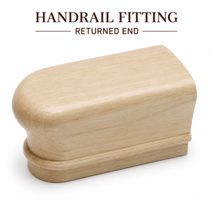 Barandal de Madera Maciza de Roble Blanco 7009, Pieza Tradicional para Escaleras, Elegante, para Escaleras y Balcones, EFS Thanh Nghia - Product Image 1