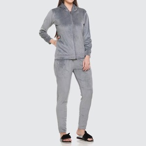 High Quality Customized Logo Printing Breathable <b>Tracksuits</b> Women New Design Customized Color In Low Price Velvet <b>Tracksuits</b> - Product Image 4