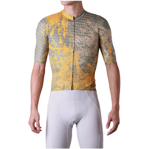 Mens Performance Polyester Spandex Anti-Bacterial Summer Cycling Jersey Breathable Road Bike Top High Stretch Short Sleeve 160 - Product Image 2