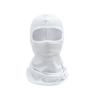 Balaclava unisexe de haute qualité avec logo personnalisé, masque facial intégral respirant, protection contre le vent, masque de ski noir - Product Image 1