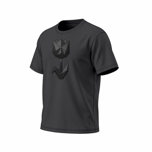 Top Quality Sustainable Men's Custom Printed T-<b>Shirt</b> Cotton/Polyester Anti-shrink Quick Dry Breathable Short Sleeve Regular Fit - Product Image 1