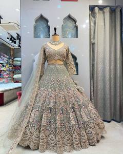 Conjunto de Lehenga Choli de Georgette Sintética Étnica Suave Premium con Red de Mariposa, Lentejuelas Codificadas y Dupatta a Juego, Semisellado - Product Image 5