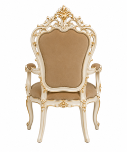 Elegant Heavy Handcrafted Solid Wood Luxury Antique <b>Dining</b> <b>Table</b> & Chair Set with Royal Maharaja Gold Carved Design <b>8</b>-Seater - Product Image 4