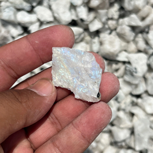 Natural Rainbow Moonstone <b>Raw</b> <b>Crystal</b> Rough Mineral Genuine White Flash Moonstone Healing Stone Wholesale Bulk Pieces - Product Image 2