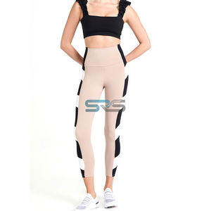 Leggings de Yoga Elásticos de Alta Calidad para Mujer, Cintura Alta, Transpirables, de Secado Rápido, Tejido Fino, Verano, Logotipo Personalizado, Fitness, Deporte - Product Image 1