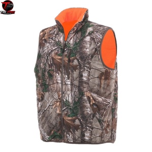 Gilet d'extérieur en polaire de qualité supérieure pour hommes, fermeture éclair intégrale, col haut, léger et chaud, sans manches, pour la randonnée, le camping, la pêche, les voyages - Product Image 2
