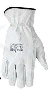 Guantes de Trabajo de Cuero Vacuno con Protección para el Pulgar, Impermeables, Resistentes al Fuego, Anticorte, Transpirables, Cómodos y Antideslizantes, 5 Pares - Product Image 6
