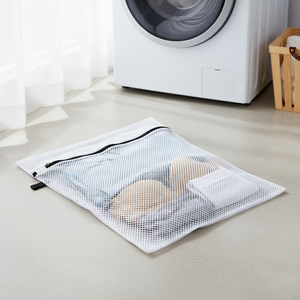 Sac à linge en maille robuste 60x60cm, grand sac de lavage épais à fermeture éclair pour couvertures et literie, vente en gros - Product Image 5