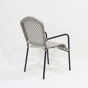 Chaise de jardin en métal Comehome, siège de bistrot extérieur, style Fermob élégant, pliable - Product Image 5