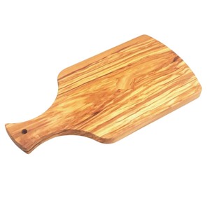Planche à découper ronde en bois d'acacia de qualité supérieure avec poignée, durable, écologique, pour la viande et le fromage, fabriquée à la main - Product Image 2