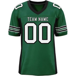 Maillot de football américain de haute qualité, 100 % polyester, thermocollant, couleur personnalisable, respirant et antibactérien - Product Image 5