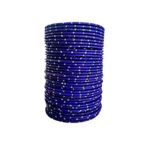 Ensemble de bracelets de mariage élégants et tendance en or islamique avec des churas Kundan lourdes pour femmes, bijoux traditionnels - Product Image 1