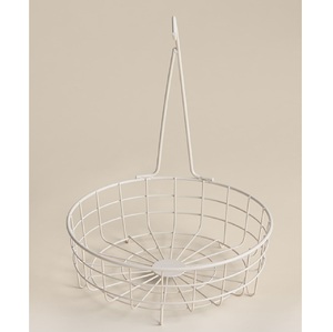 Panier de rangement créatif 2026 pour fruits et pain, en métal noir thermolaqué de haute qualité avec base en bois – Fourniture - Product Image 2