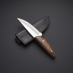 Handmade Fixed Blade Outdoor Utility Knife with Natural Wood Handle Stainless Steel Full Tang Custom <b>Craft</b> Knife OEM ODM - Product Image 1