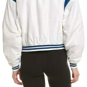 Chaqueta Varsity Corta de Algodón para Mujer 2025, Ropa Casual de Moda, Chaqueta Varsity Corta para Mujer, Servicio OEM - Product Image 1