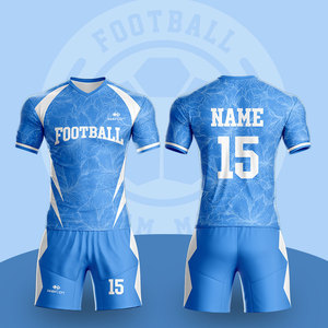 Camiseta de fútbol tailandesa de calidad, uniforme de fútbol personalizado para club, camiseta de fútbol sublimada, ropa deportiva de verano, equipaciones de fútbol para equipos. - Product Image 4