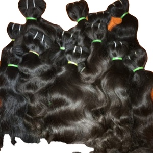 Extensiones de cabello Remy a granel de templo Natural indio de alta calidad 2020 artículos de cabello humano - Product Image 4