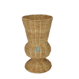 Nuevo Florero de Ratán Natural Hecho a Mano, Decoración Boho para el Hogar, Venta al Por Mayor Directo de Fábrica - Product Image 2