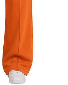 Pantalon de jogging ample taille haute pour femme, orange vif, coupe décontractée, style streetwear, pour le quotidien, personnalisé par le fabricant - Product Image 4