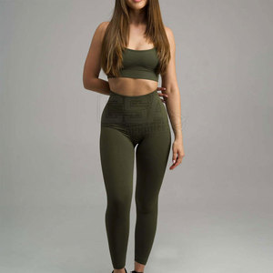 Conjunto de Compresión para Mujer, Tejido Elástico de Soporte, Ropa Deportiva para Gimnasio, Entrenamiento, Fitness, Running - Product Image 2