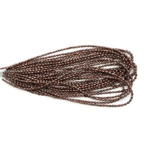 Perles de diamant brun naturel facettées en forme de baril, de 2x3mm à 3x5mm, 16 pouces, perles de pierres précieuses en vrac pour la fabrication de bijoux, vente en gros - Product Image 2