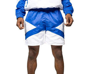 Men Sets Two Piece Custom Windbreaker Shorts and Jacket Tracksuit <b>Reflective</b> Zip up Nylon Two Piece Windbreaker Short Set - Product Image 5
