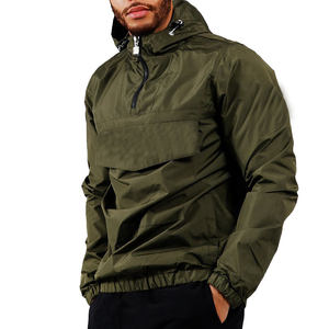 เสื้อแจ็คเก็ต Anorak รุ่นใหม่ปี 2026 ออกแบบใหม่ พิมพ์โลโก้ได้ตามต้องการ เสื้อกันลมสีพื้นเรียบง่าย เสื้อกันฝนสำหรับผู้ชาย สไตล์ล่าสุด - Product Image 4