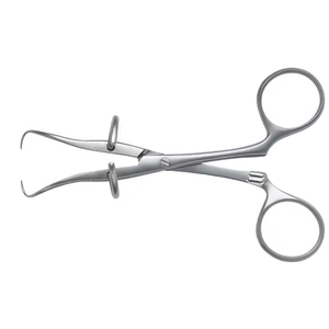 Pinza de Anclaje Manual Robin para Tubos de 5mm de Diámetro, 130mm, Acero Inoxidable, Instrumento Quirúrgico, Logotipo Personalizado HC-CL-235 - Product Image 4
