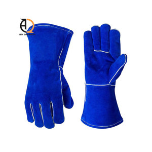 <b>Welding</b> Gloves Heavy Duty Heat Resistant Leather Work Safety Gloves - Product Image 2