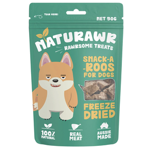 Naturawr Snack-A-Roo Freeze Dried Dog <b>Treat</b>(50g) - Product Image 1